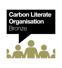 Carbon Literate Organisation Bronze certification for sustainable logistics at B&H Worldwide.